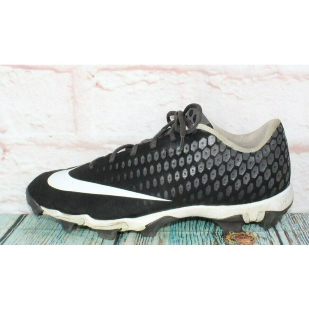 Nike Ultrafly 2 Black Nylon Lace up Soccer Cleats Sneakers Shoes Size 12 - Picture 1 of 9